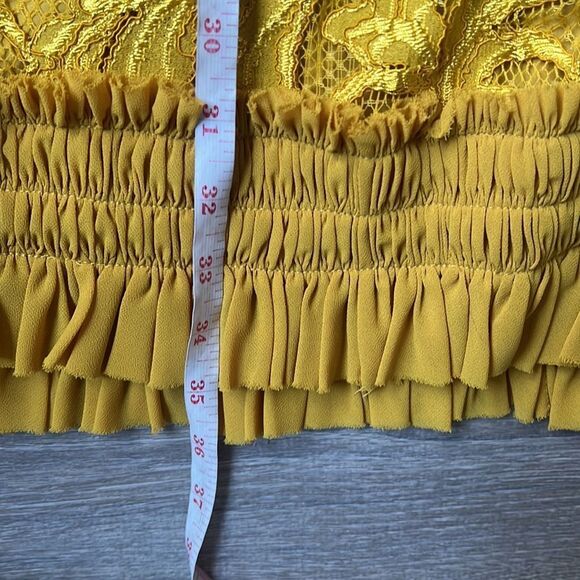 Alexis Yellow Mini Dress - Picture 12 of 13